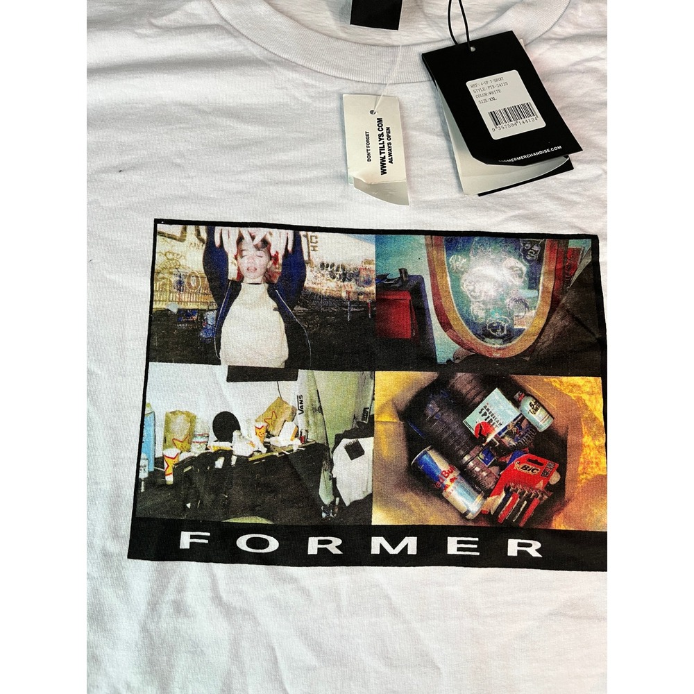 Former Graphic T Shirt White XXL Menswear New with Tags Skateboarding